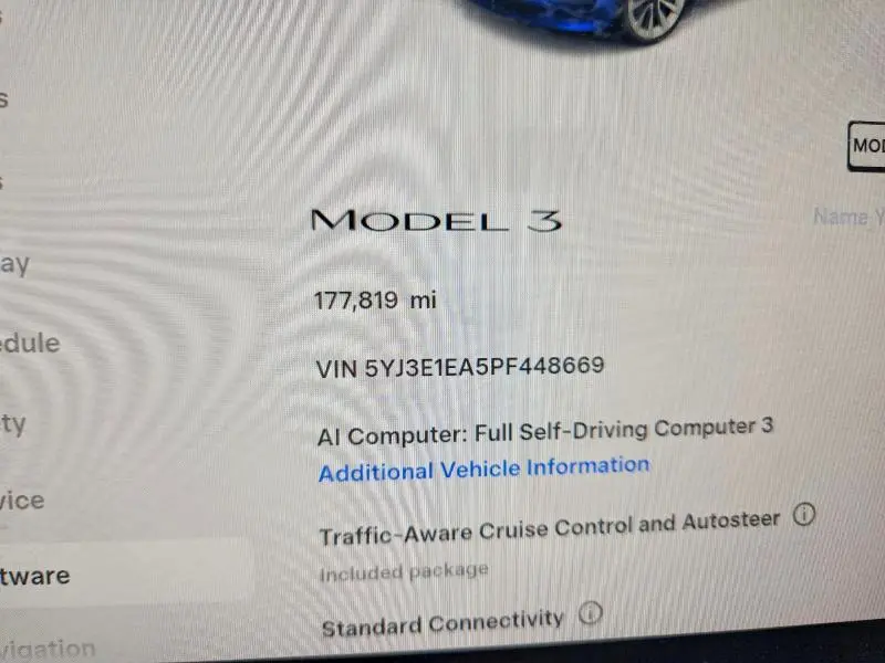 2023 TESLA MODEL 3   