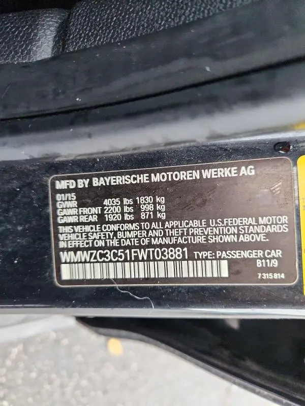 2015 MINI COOPER S COUNTRYMAN  