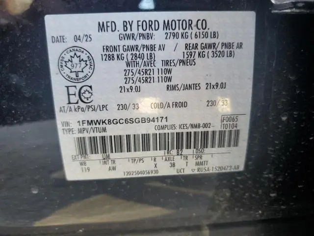 2025 FORD EXPLORER ST  