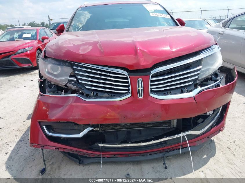 2016 LINCOLN MKX SELECT