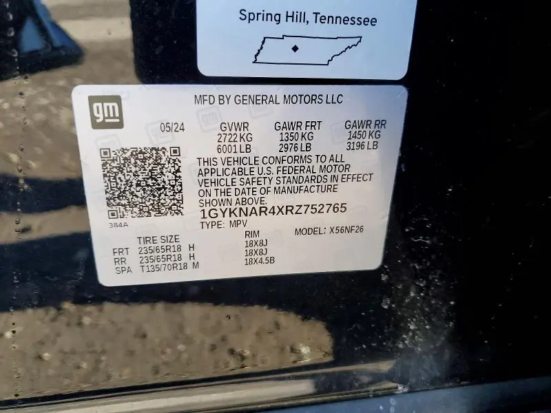 2024 CADILLAC XT5 LUXURY  