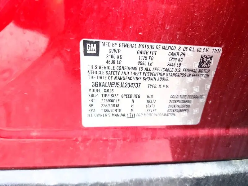 2018 GMC TERRAIN SLT  