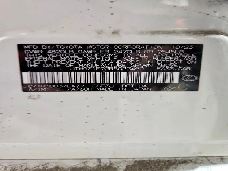 2024 LEXUS IS 350 F SPORT  