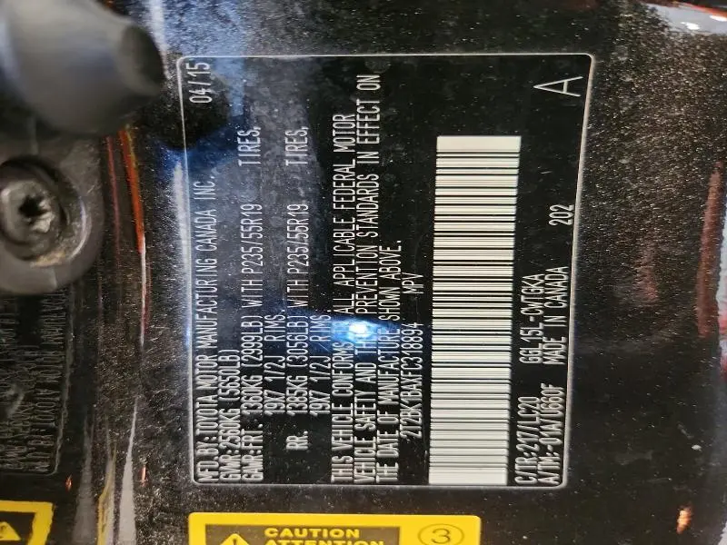 2015 LEXUS RX 350 BASE  