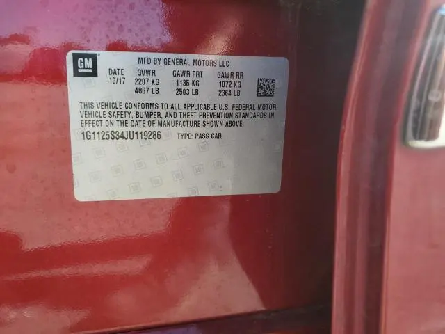 2018 CHEVROLET IMPALA PREMIER  