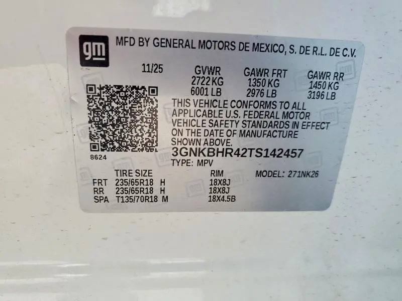 2026 CHEVROLET BLAZER 2LT  