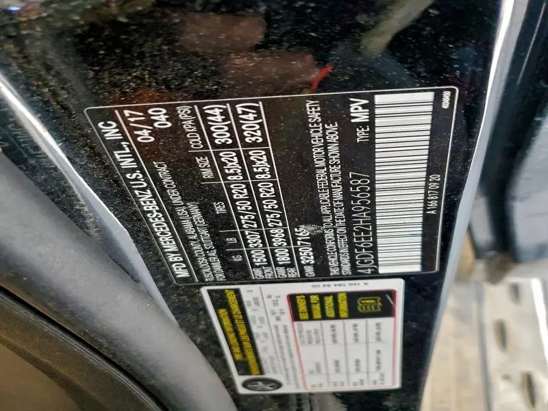 2017 MERCEDES-BENZ GLS 450 4MATIC  