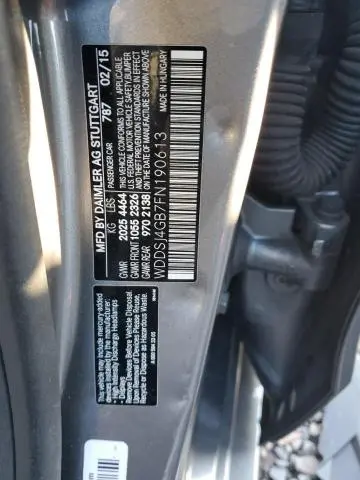 2015 MERCEDES-BENZ CLA 250 4MATIC  