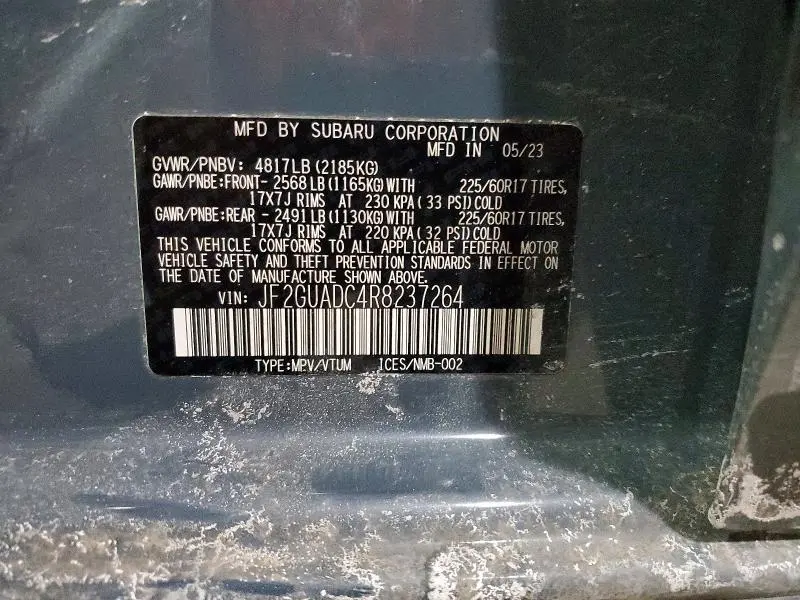 2024 SUBARU CROSSTREK PREMIUM  