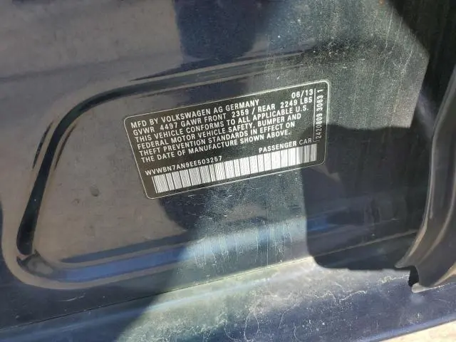 2014 VOLKSWAGEN CC SPORT  