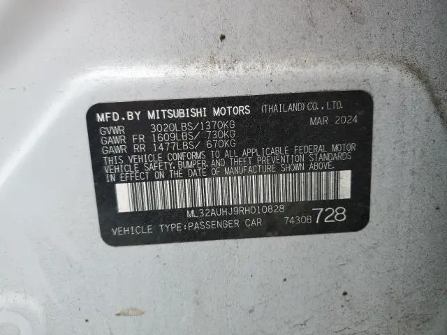 2024 MITSUBISHI MIRAGE ES
