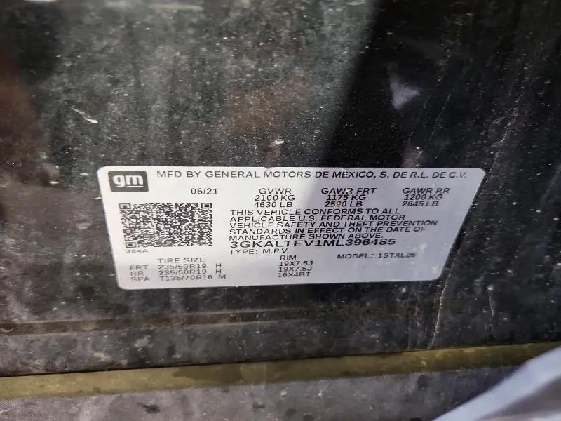 2021 GMC TERRAIN SLE  