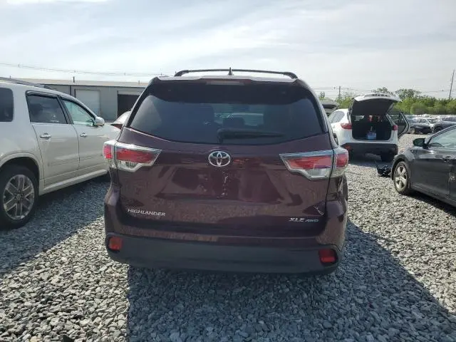 2016 TOYOTA HIGHLANDER XLE  