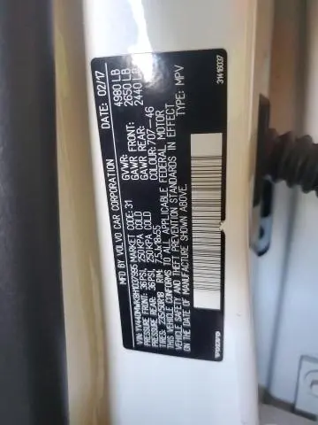 2017 VOLVO V60 CROSS COUNTRY PREMIER  