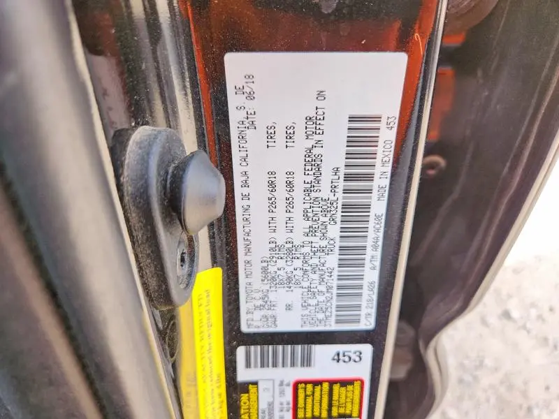 2018 TOYOTA TACOMA LIMITED  