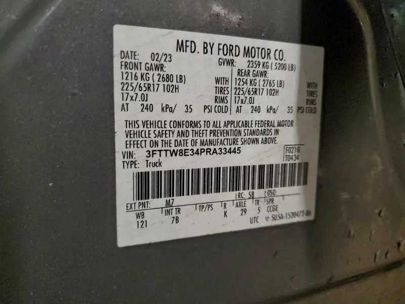 2023 FORD MAVERICK XL  