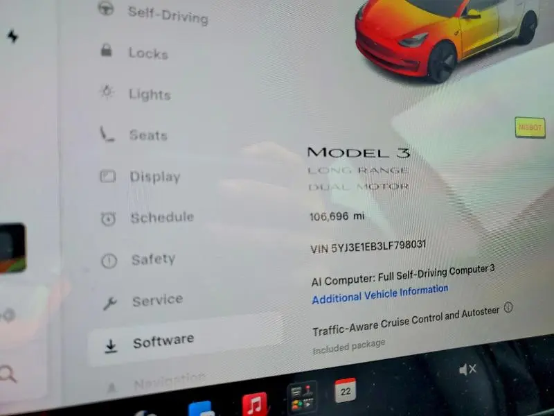2020 TESLA MODEL 3   