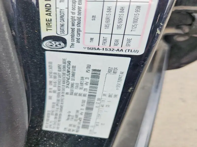 2018 FORD FIESTA SE  