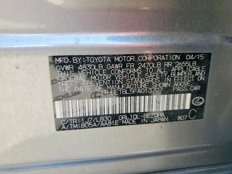 2015 LEXUS GS 350  