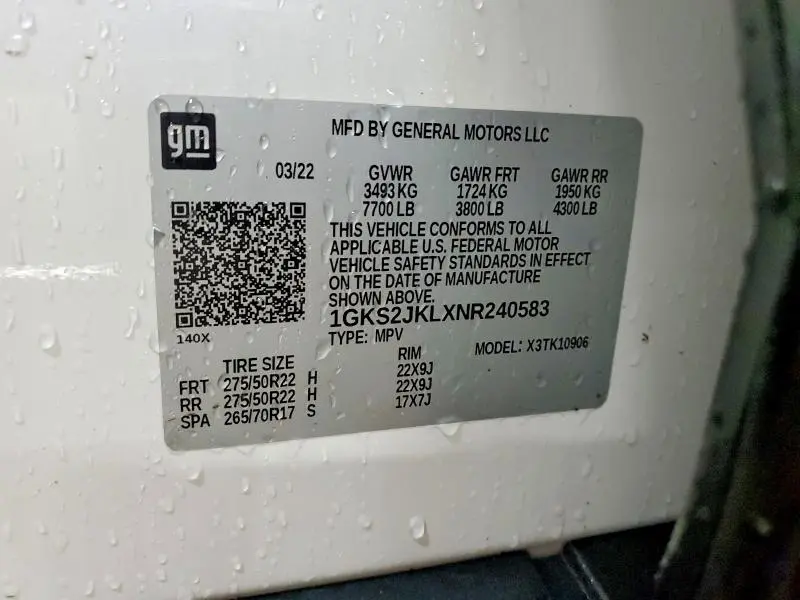2022 GMC YUKON XL DENALI  