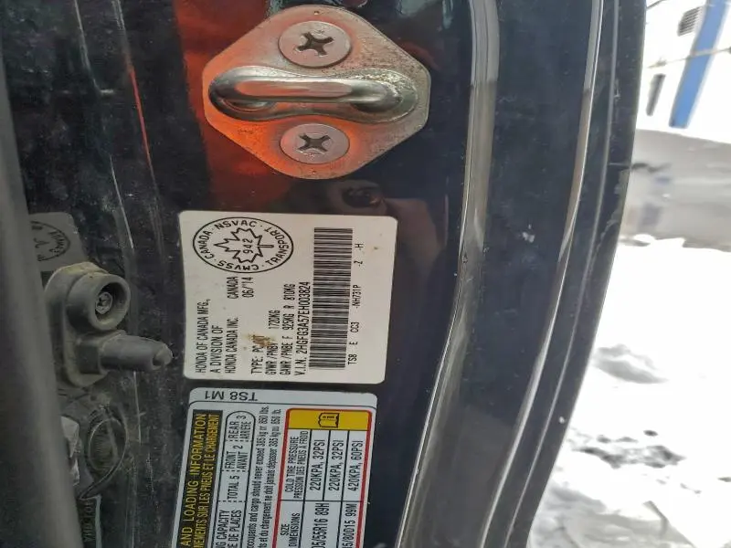 2014 HONDA CIVIC LX  