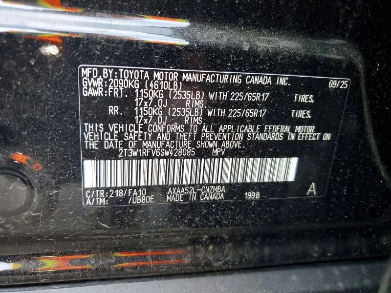 2025 TOYOTA RAV4 XLE  