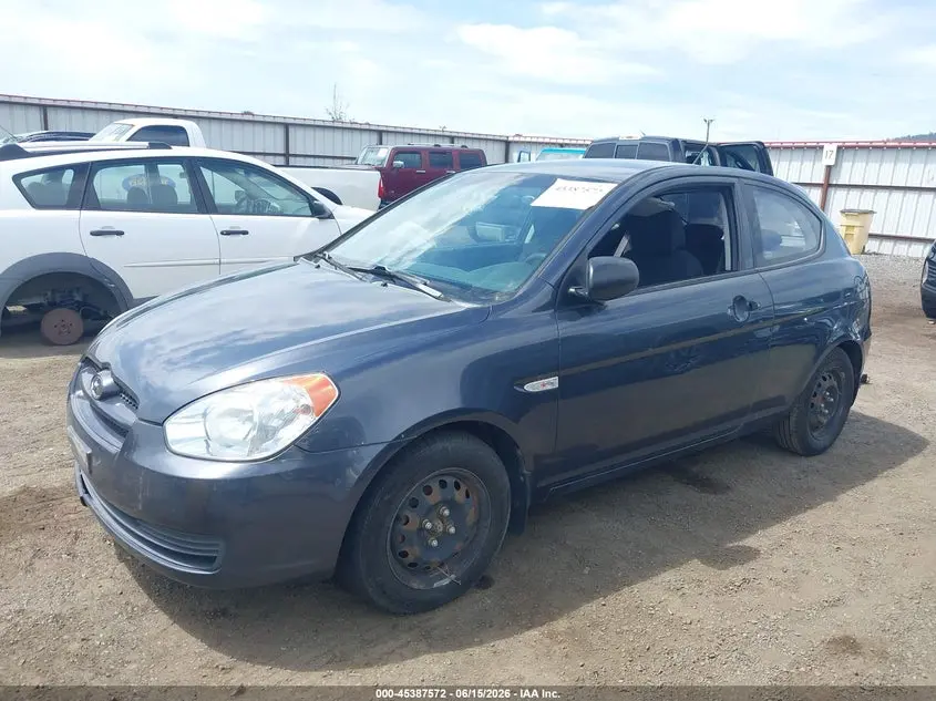 2010 HYUNDAI ACCENT BLUE