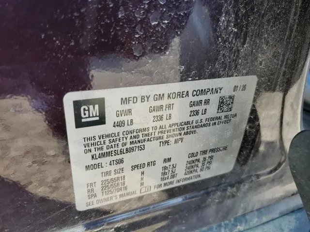 2020 BUICK ENCORE GX SELECT  