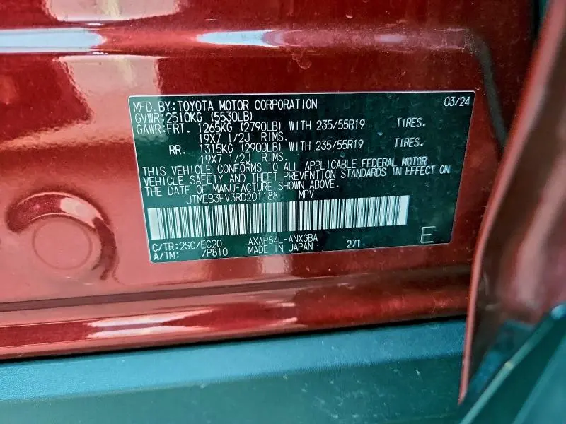 2024 TOYOTA RAV4 PRIME XSE  