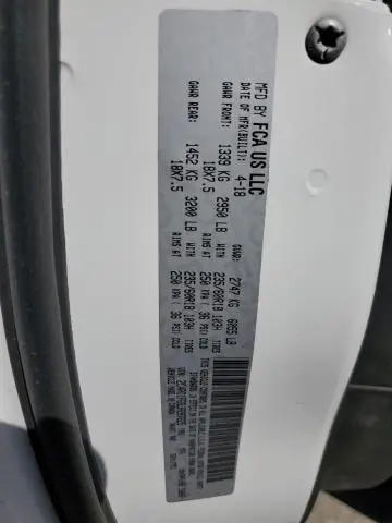 2018 CHRYSLER PACIFICA TOURING PLUS  