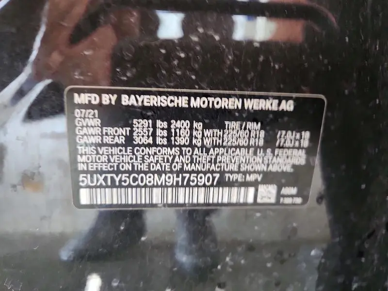 2021 BMW X3 XDRIVE30I  