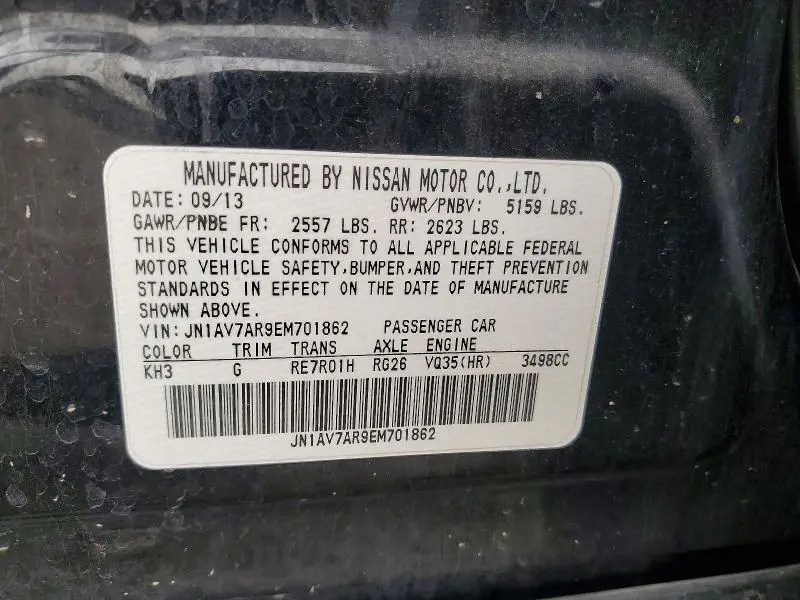 2014 INFINITI Q50 HYBRID SPORT  