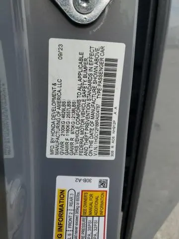 2024 HONDA ACCORD TOURING HYBRID  