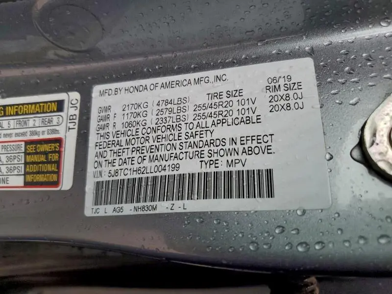 2020 ACURA RDX A-SPEC  