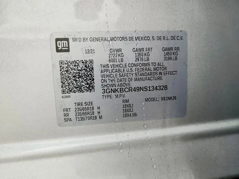 2022 CHEVROLET BLAZER 2LT  