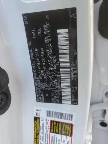 2020 TOYOTA HIGHLANDER HYBRID PLATINUM  