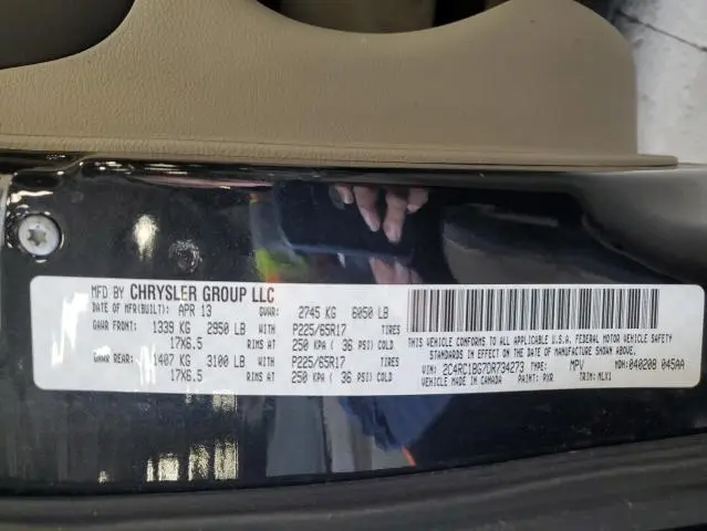 2013 CHRYSLER TOWN & COUNTRY TOURING  