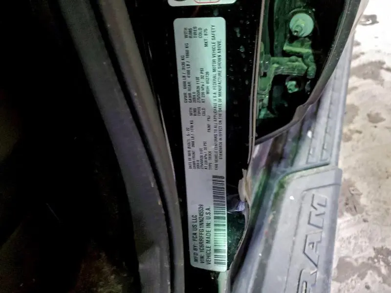 2022 RAM 1500 BIG HORN/LONE STAR  