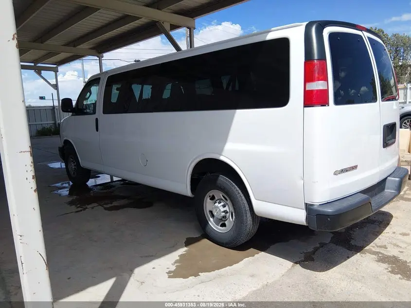 2020 CHEVROLET EXPRESS PASSENGER RWD 3500 EXTENDED WHEELBASE LS