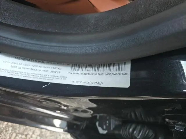 2015 MASERATI GHIBLI   