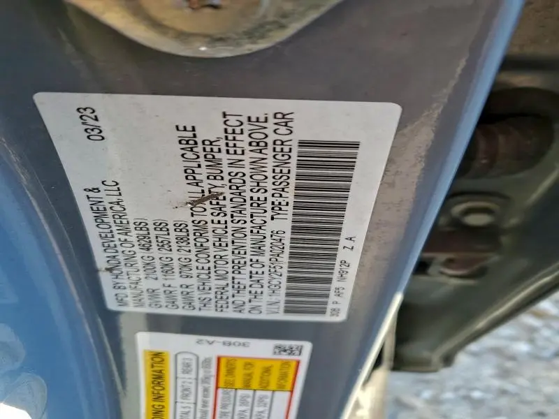 2023 HONDA ACCORD HYBRID SPORT  