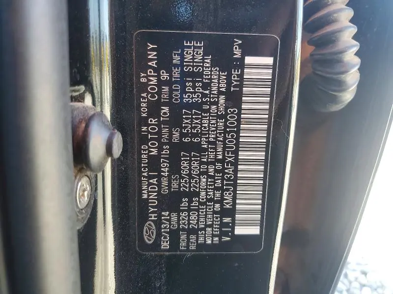 2015 HYUNDAI TUCSON GLS  