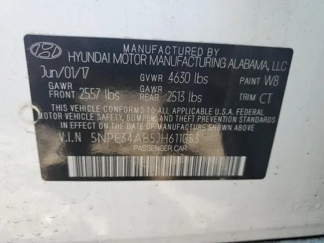 2018 HYUNDAI SONATA SPORT  