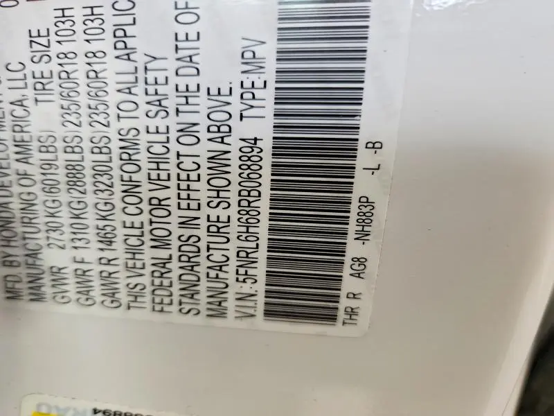 2024 HONDA ODYSSEY EXL  