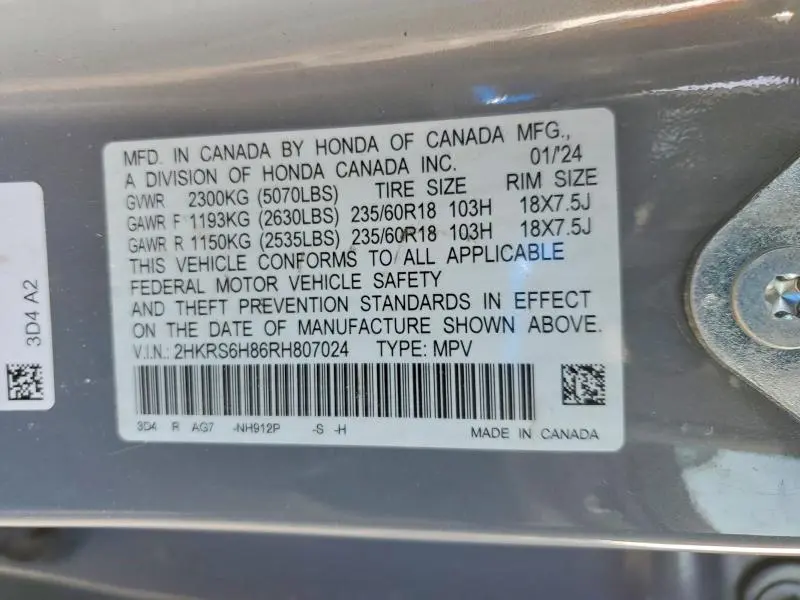 2024 HONDA CR-V SPORT-L  