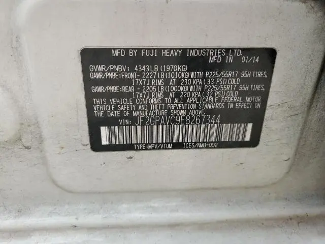 2014 SUBARU XV CROSSTREK 2.0 PREMIUM  