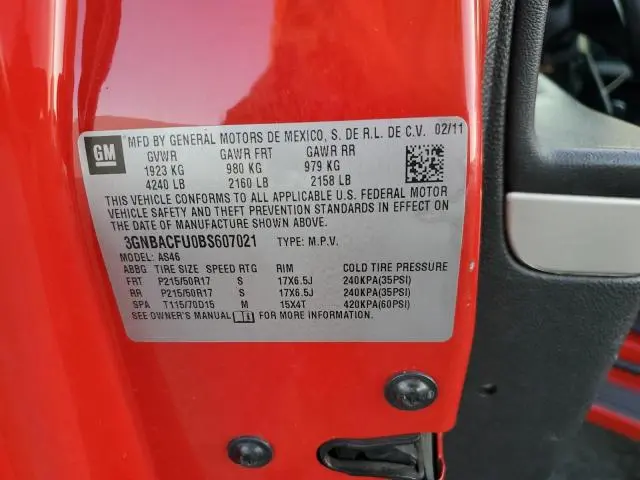 2011 CHEVROLET HHR LT