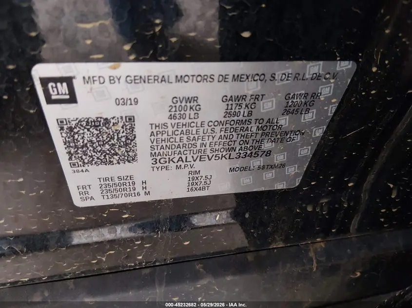 2019 GMC TERRAIN SLT