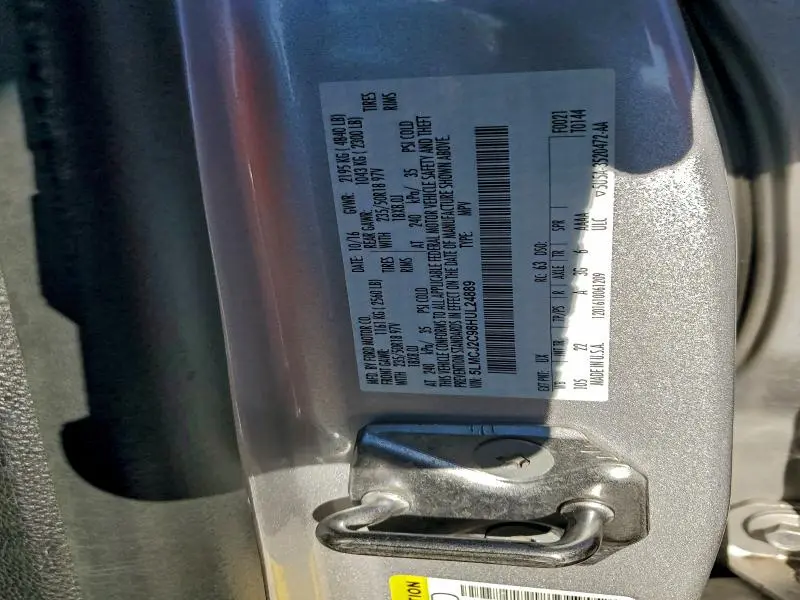 2017 LINCOLN MKC SELECT  