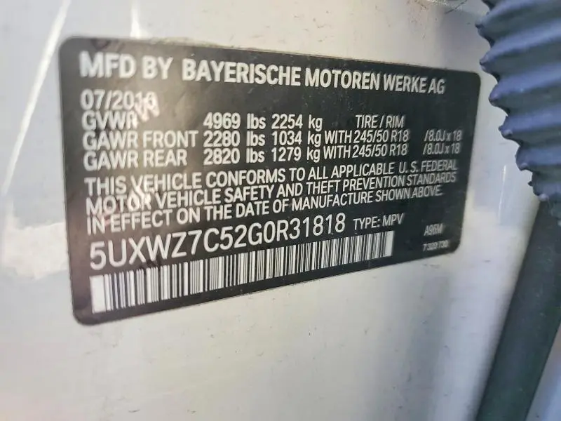 2016 BMW X3 SDRIVE28I  